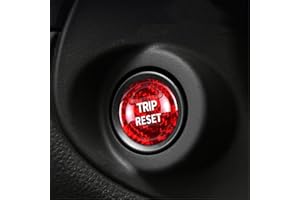 M.JVisun Carbon Fiber Trip Reset Button Cover Trim For Subaru For Toyota, Trip Reset Switch Sticker For Subaru BRZ WRX For To