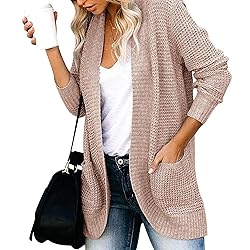 ADJHDFH Womens Cardigan Sweaters Blue Sweater Dress
