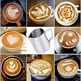Dailyart 350ml Milk Frothing Pitcher 304 Stainless Steel Latte Art Pen view 9