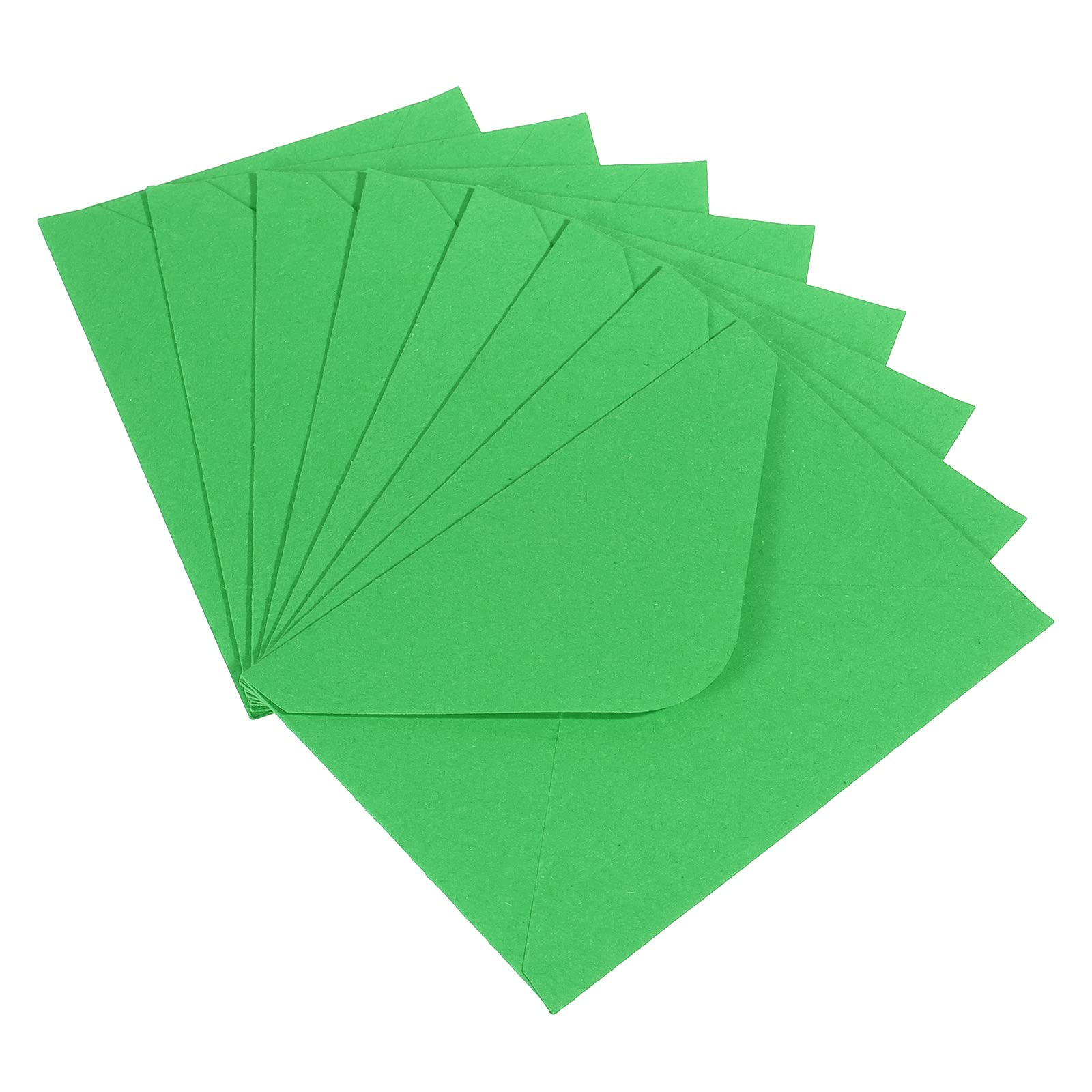 PATIKIL Mini Envelopes, 50 Pack Mini Gift Card Business Card Envelope for Greeting Weddings, Green — image 1