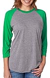 Next Level Women's Rib Collar 3/4 Sleeve