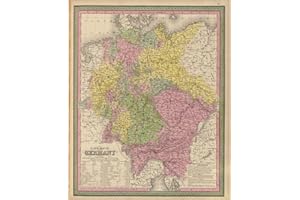 ArtDirect Germany 1849 8x10 UnFramed Art Print Poster Ready for Framing by Vintage Maps