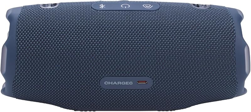 Charge 6, Tragbarer Bluetooth-Lautsprecher, Blau