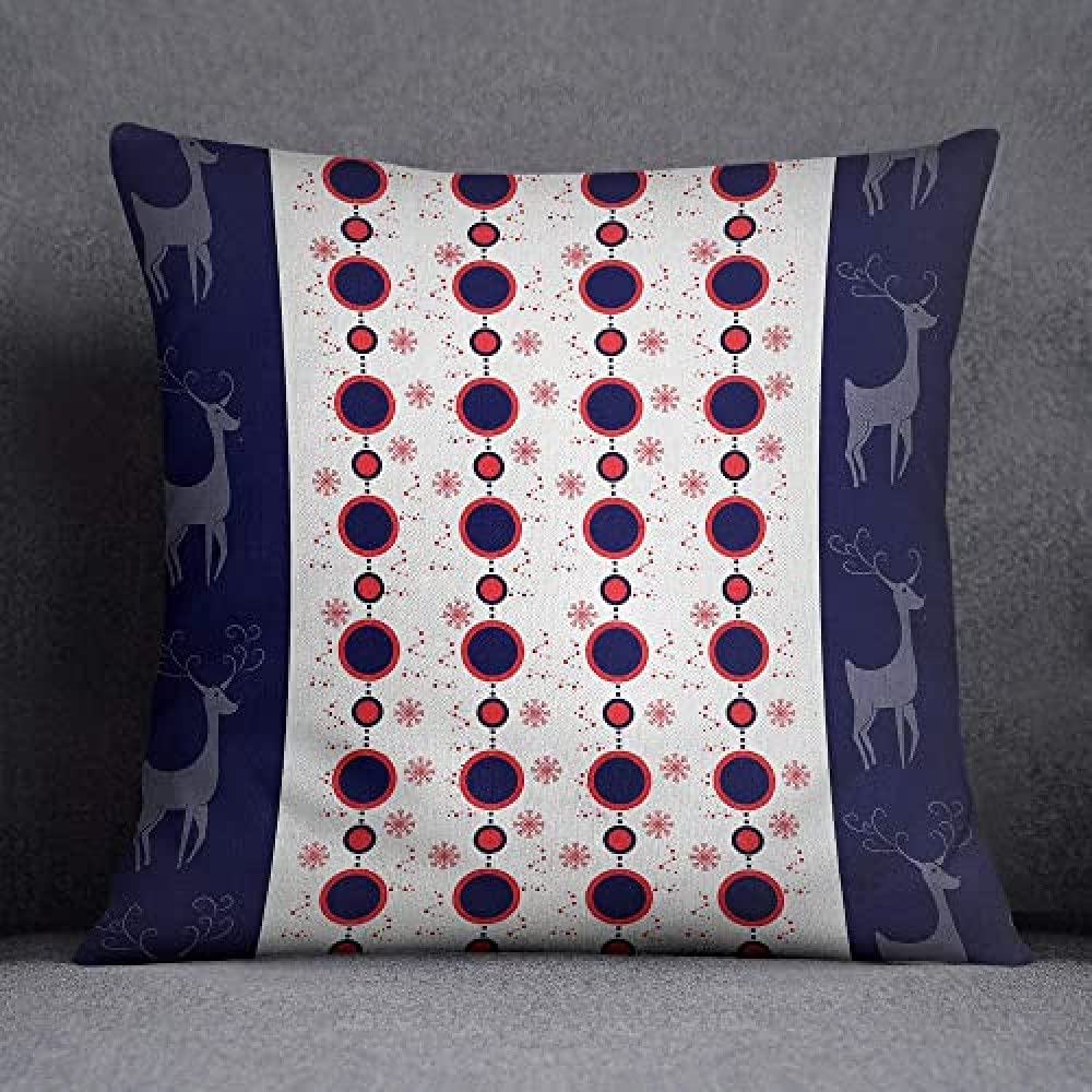 Bonamaison Decorative Cushion Cover, Cotton Polyester, Multicolor, 45X45