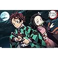 Trends International Demon Slayer - Tanjiro & Nezuko Night Wall Poster, 22.375" x 34", Unframed Version