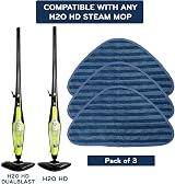 H2O Brand H2O HD Cloth Pack Set of 3 Microfiber Scrubbing Cloths for Steam view 4