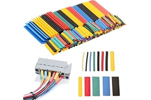 Heat Shrink Tubing, 328 Pcs Electric Insulation Tube Kit, Industrial Shrink Wrap Tube for Cable Wire Repair