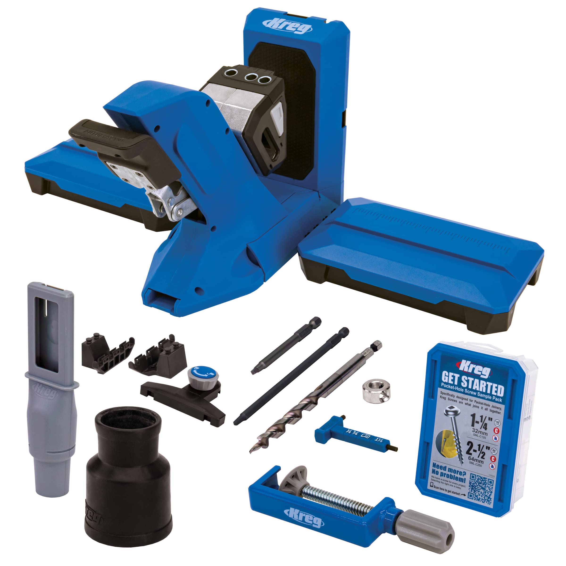 Kreg Tool KPHJ720PRO Plantilla para orificios de bolsillo 720PRO - Fácil sujeción y ajuste - Incluye tornillos duraderos para orificios de bolsillo Kreg - Para materiales de 1/2 a 1 1/2 de espesor