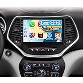 [8 Core 4+64G] Android Car Radio for Jeep Cherokee 2013-2018 10 Inch Screen | NHOPEEW Car Stereo with Wireless Carplay and Android Auto / GPS Navi / DSP / WiFi / SWC / Mirror Link + AHD Backup Camera