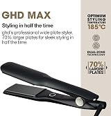 ghd Max Wide Plate Hair Straightener & Styler Black UK Plug view 3