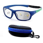 BLUE CUT Sports Protection Goggles, Photochromic Lenses Safety Glasses for Basketball, Pickleball and Outdoor Sports