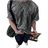 SOLY HUX Men's Camo T Shirt Short Sleeve Maple Leaf Print Vintage Tees Summer Tops Streetwear