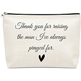 Sazuwu Mother in Law Gifts on Wedding Day Makeup Bag Mother of the Groom Gifts from Bride Mother in Law Mothers Day Cosmetic Organizer Bag Thank You Christmas Birthday Present Travel Pouch