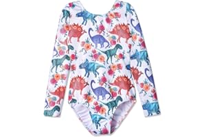 HOZIY Gymnastics Leotards for Girls Unicorn Pink Purple Sparkly Dancewear Activewear Quick Dry