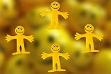 SHATCHI 30 Yellow Stretchy Men Party Bag Fillers Kids Gifts Unisex view 2