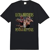 Lucha Brothers Penta &amp; Rey Fenix Wrestling Comfort Colors Adult Heavyweight T-Shirt