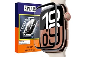 ZPIAR 2 Pack for Apple Watch Series 10 42mm Tempered Glass Screen Protector, Easy Installation, Bubble-Free, 9H Hardness, Anti-Scratch, Strong Adhesion