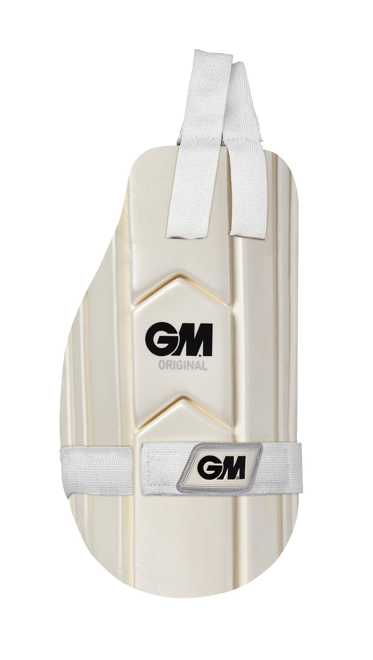 Gunn & Moore GM Cricket | Inner Thigh Pad | Original | Dual Layered High-Density Foam | Soft Elasticated Straps | White | Adult Right Handed