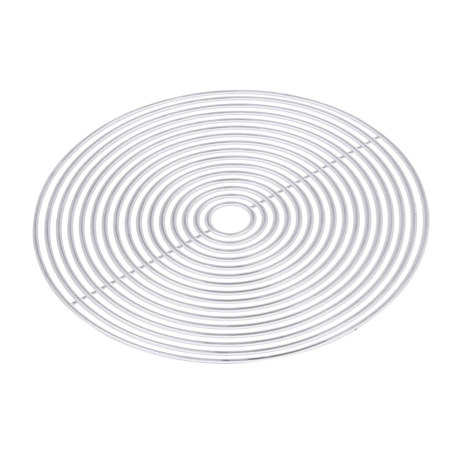 PATIKIL Round Die Cuts Shapes Metal Stencils Background Dies Clearance Scrapbooking Die-Cuts for Paper Crafting, Card Making, Scrapbooking and Embossing, 4.4"