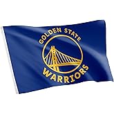Desert Cactus Golden State Warriors Flag NBA 100% Polyester Indoor Outdoor 3x5 feet National Basketball Association Team Flags (Flag #2)