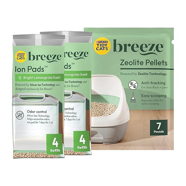 PURINA TIDY CATS BREEZE LITTER SYSTEM CAT REFILL...