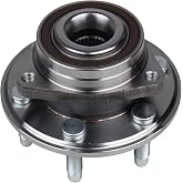 KUSATEC 513289 Front/Rear Wheel Bearing and Hub Assembly | Compatible with Cadillac SRX 2010 2011 2012 2013 2014 2015 2016, Saab 9-4X 2011, 6 Lug w/ABS
