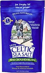 Celtic Sea Salt, Fine Ground Mineral Sea Salt, 1 lb Resealable Bag, Unrefined, Vital Minerals, Family Founded Since 1976