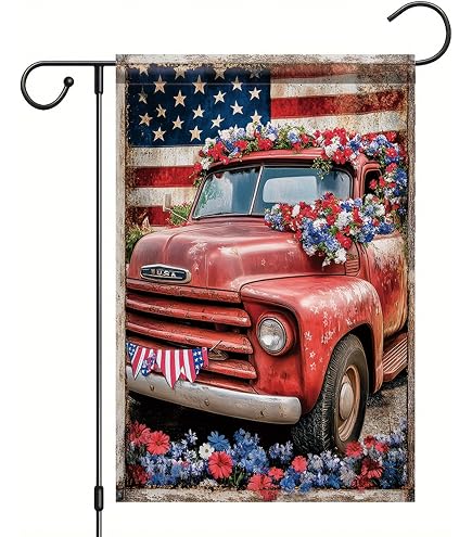 Briarwood Lane Tropical Pickup Truck Summer House Flag Welcome Su