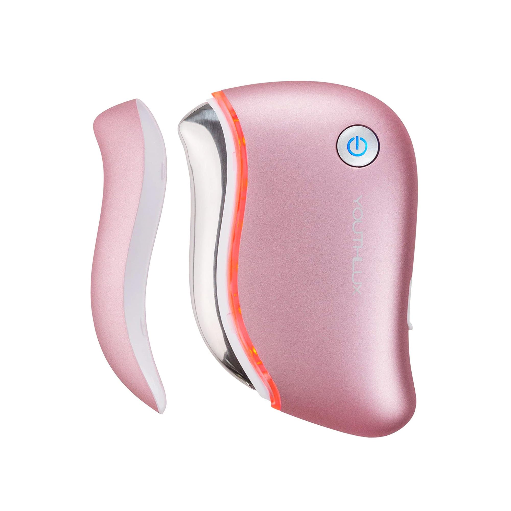 Photo 1 of YOUTHLUX ProSculpt Heated Gua Sha Facial Massager – Electric Guasha Tool for Face Sculpting, Relaxation & Skincare | Soothing Vibration Facial Massage Tool with Contoured Design (Rose Gold)