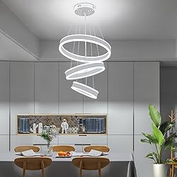 O'NEELDY Modern LED Chandeliers Adjustable Hanging