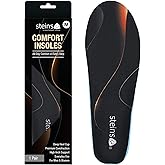 Steins ComfortEase Foam Insoles for Plantar Fasciitis for Men and Women | Orthotic Foot Pain Insoles | Everyday Relief Flat Feet Achilles Tendonitis Arch Support