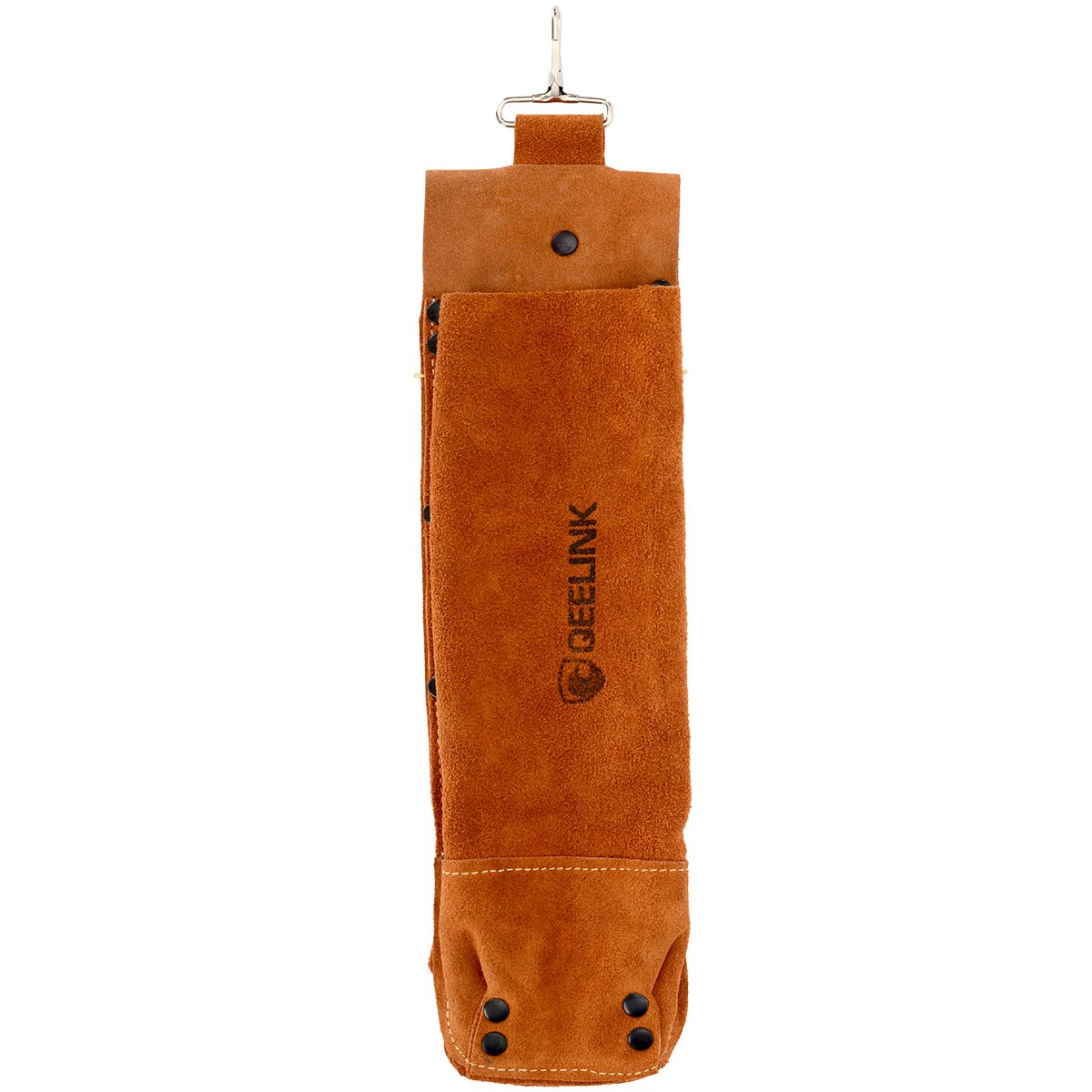 Photo 1 of Leather Rod Holder by QeeLink - Welding Electrode Storage Can - Welding Tools Rod Bag, 1 PACK