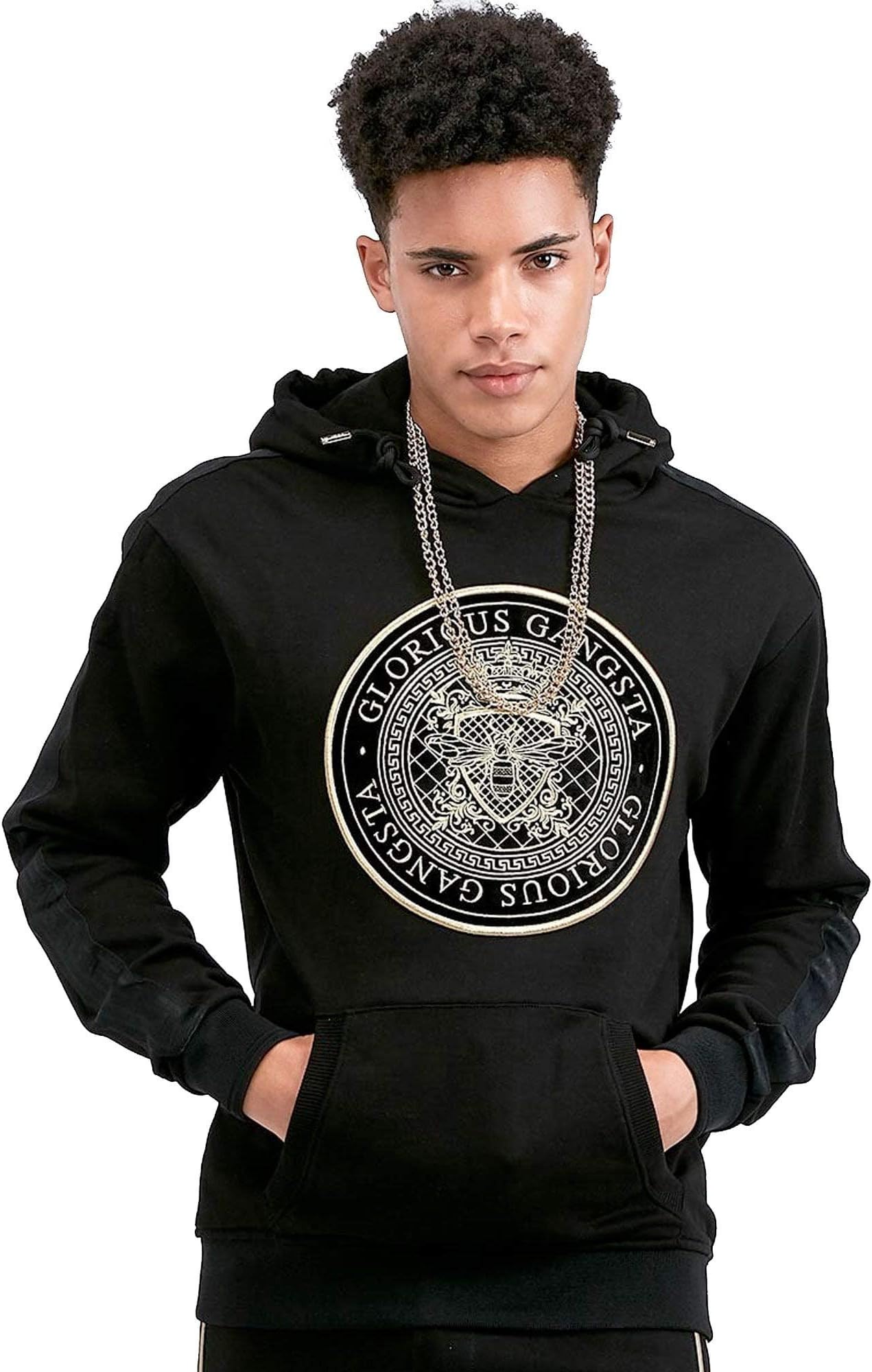 Glorious Gangsta Winburg Overhead Hoodie | Black/Gold