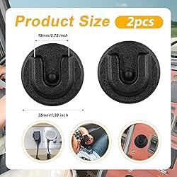 2pcs Radio Microphone Holders, CB Mic Hanger Mounts