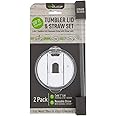 Reduce Tumbler Lid and Straw Set for 30 - 40 oz Tumblers / Mugs - BPA Free, Dishwasher Safe, Impact Resistant - Replace Broke