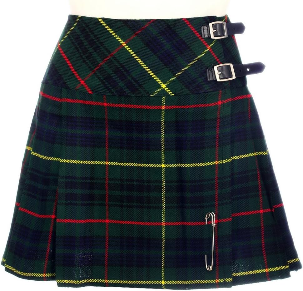 Scotland Kilt Co Ladies Billie Kilt Tartan Skirt 16 inch Length Scottish New