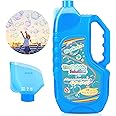 Bloranda Bubble Solution Refill (Up to 3 Gallon) Concentrated Giant Bubble Liquid 40 Ounce with Easy Pour Funnel, Suitable fo