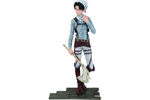 Banpresto Attack on Titan 6.5" Levi Figure, Cleaning Version