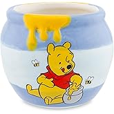 Disney Winnie the Pooh Hunny Pot Sculpted Ceramic Mini Cup | Small Coffee Mug For Espresso, Cappuccinos, and Beverages | Holds 2 Ounces