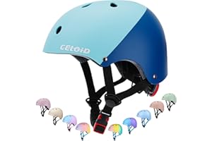 CELOID Kids Bike Helmet,Toddler Skateboard Helmets for Ages 2-3-5-8-14 Years Boys Girls，Adjustable Multi-Sport Bicycle Skateboarding Football Roller Skating Scooter Rollerblade Balance Bike Helmet