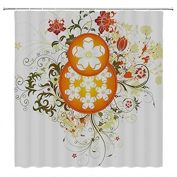 Amazon Com Satvshop Shower Curtain Colorful Bold Design With