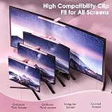 Quntis Monitor Light Bar Pink 40cm Eye Care Remote Dimmable Backlight view 8