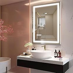 Beelux 24" x 32"LED Bathroom Mirror with Light for