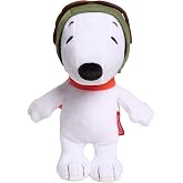 Peanuts Snoopy Flying Ace Bean Plush | Kids Toys, Holiday Stocking Stuffers, Gifts, Presents, Ages 3 Up
