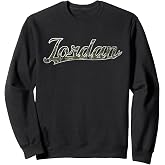 Jordan First Name Camouflage Vintage Inspired Sweatshirt