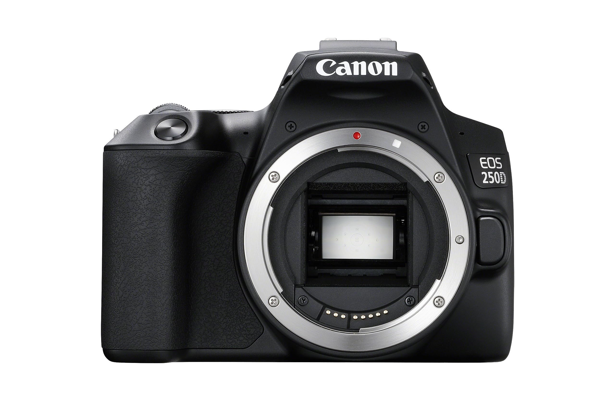 Canon EOS 250D Camera Body - 24.1 MP, APS-C sensor - 5 FPS Continuous Shooting - 4K Video - Bluetooth, Wi-Fi - Beginner’s DSLR