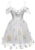 Flower Homecoming Dresses for Women Spaghetti Strap