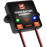 CURT 52204 RVibrake Towed Battery Charger Plus for Flat Towing