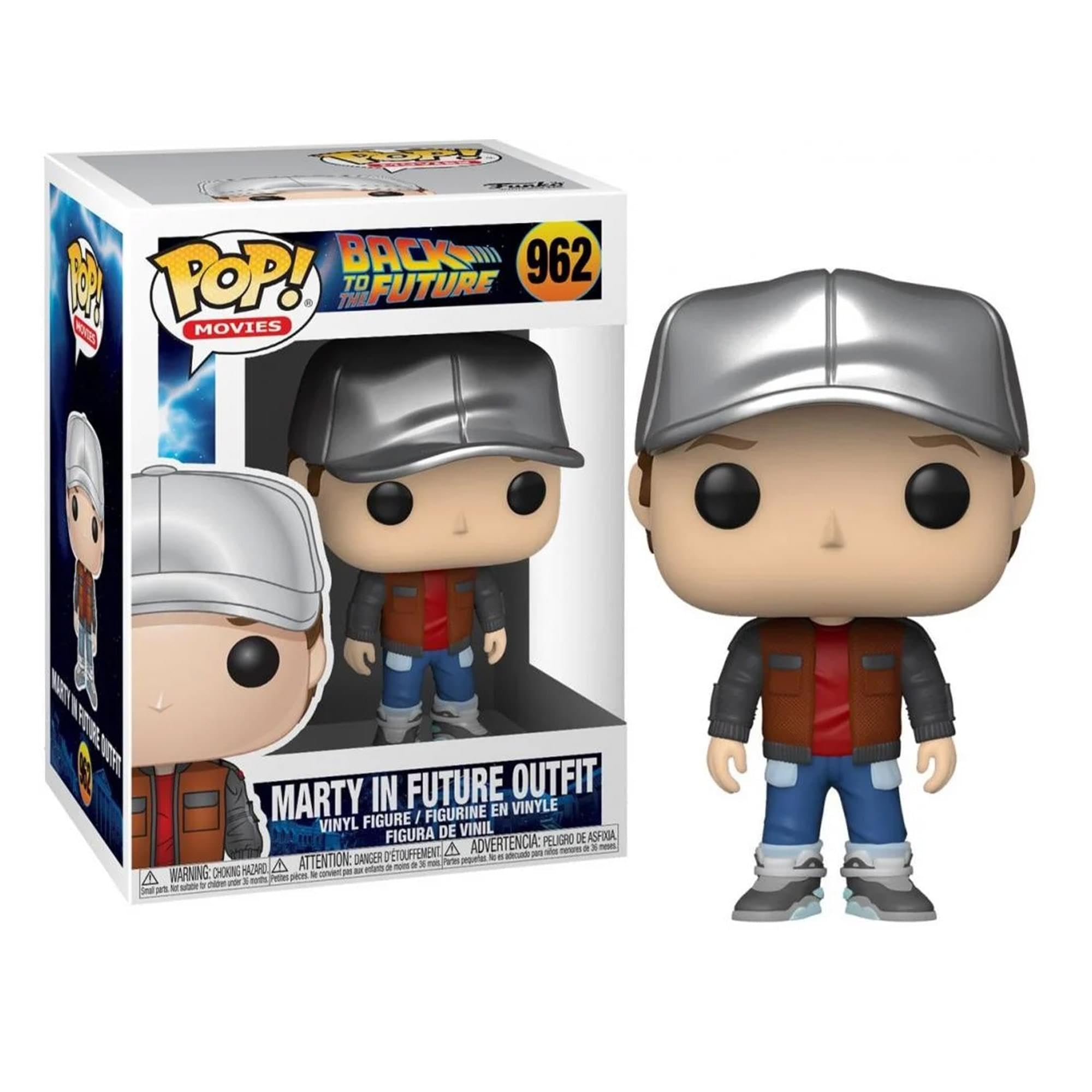 Funko POP! Movies: Back Marty McFly In Future Outfit - Back to the Future - Collectable Vinyl Figure - Gift Idea - Official Merchandise - Toys for Kids & Adults - Movies Fans