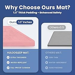 Baby Play Mat for Floor,1.3" Thick Memory Foam